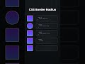 learn CSS border radius #coding #frontendcourse #webdesign #webdevelopment #programming #shorts