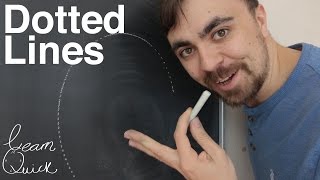 Learn to Draw Dotted Lines on a Chalkboard || Learn Quick