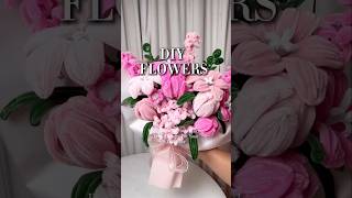 DIY Flower Bouquet 💐 #diy #diyprojects #diyflower #valentinesday #giftideas #easydiy #viral #fyp