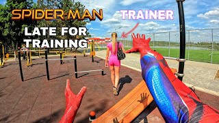 BEST TOP 3 SPIDER-MAN'S LATE FOR SCHOOL AND TRAINING IN REAL LIFE  (Action ParkourPOV)