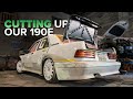 Our 190E DTM Tribute Gets a Widebody, Cage, & Throwback Livery +First Start Up!?