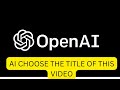 Writing Python Selenium Scripts with OpenAI - The Basics