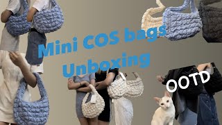 Cos bags unboxing with ootd