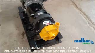 SEAL LESS MAGNETIC DRIVE CHEMICAL PROCESS PUMP