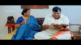 Doddanna and Girija Lokesh Cofee Comedy Scene | Onti Mane Kannada Movie