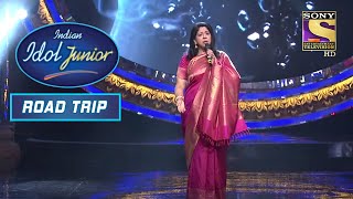 Kavita जी ने अपनी मधुर आवाज़ में गाया "Tu Pyaar Ka Sagar Hai" | Indian Idol Junior | Road Trip