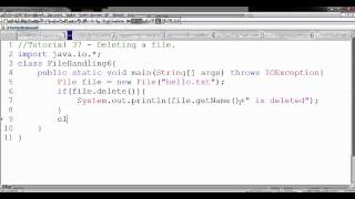 Java Programming Tutorial #37 - How to Delete a File in Java