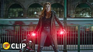 Wanda & Vision vs Black Order - Edinburgh Fight | Avengers Infinity War (2018) IMAX Movie Clip HD 4K
