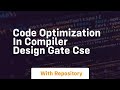code optimization in compiler design gate cse