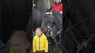 Heartwarming Moment between a young tourist and king’s horse