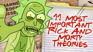 11 Most Important Rick And Morty Theories! | Channel Frederator