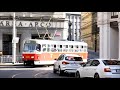 プラハのトラム tramvaje v praze part 13 「プラハ　日常の風景」