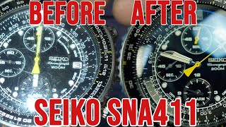 Resurrecting a DEAD SEIKO SNA411 Flightmaster With a Fried Circuit Board