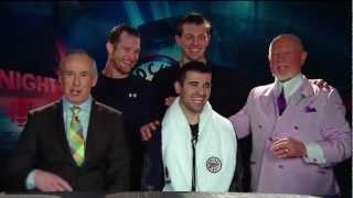 HNIC - Don Cherry Kisses Hat Trick Hero Nazem Kadri - Mar 30th 2013 (HD)