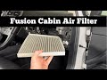 How To Change A 2013 - 2020 Ford Fusion Cabin Air filter - Replace Remove Replacement Location