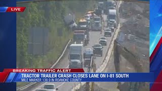 TRAFFIC ALERT: Roanoke County I-81 crash causes delays