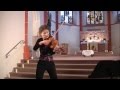 Caroline Adomeit in Concert: Bach Solo Sonata #3 for violin, 3rd Movement