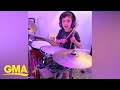 6-year-old goes viral for playing over 8 instruments l GMA