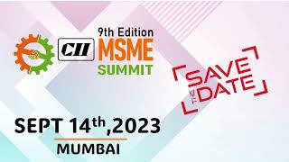 9th CII WR MSME Summit Launch Video