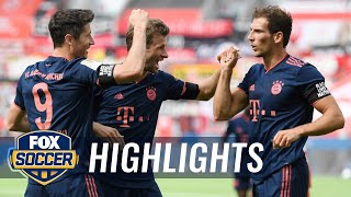 Bayern thumps Leverkusen, but lose Lewandowski, Müller for next match | 2020 Bundesliga Highlights