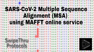 SARS-CoV-2 Multiple Sequence Alignment (MSA) using MAFFT online service