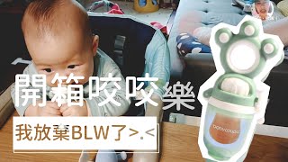 我放棄BLW! 開箱咬咬樂/6m7d/6個月寶寶/ @澄萌你揪咪 /留言處持續更新使用優缺點