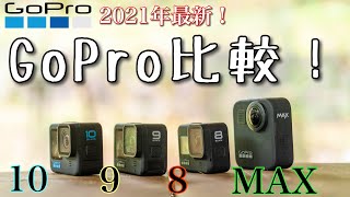 【カメラ動画】2021年GoPro4種比較！登山で使うならこれ！GoPro HERO10.9.8 MAX