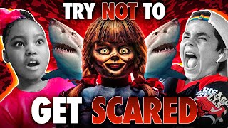 Kids Try Not To Get Scared Challenge
