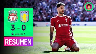 💪 Un gran Szoboszlai da una victoria perfecta al Liverpool vs Aston Villa | Resumen y goles