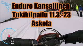 ISDE Enduron tukikilpailu Askola 11.3.2023