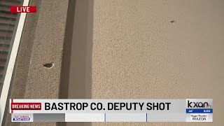 Bastrop County deputy shot, suspect on the run