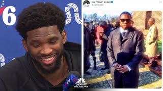Joel Embiid reacts to Sixers dealing Ben Simmons to Nets for James Harden | NBC Sports Philadelphia