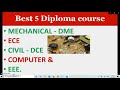 polytechnic diploma course பாலிடெக்னிக் படிப்பு best 5 diploma courses after 10th 12th tamil