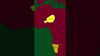 niger and namibia map#map #worldmaps #country #history #geography #mymap #hotnews #shorts