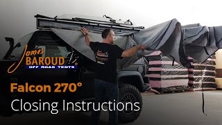 James Baroud Falcon 270º Awning - Closing Instructions