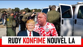 Rudy konfime ak dlo nan je Donald Trump lage nan degwenn moun Biden yo