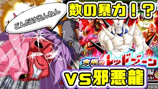 【ドッカンバトル】レッドゾーン邪悪龍！！数の暴力に打ち勝つのはコイツだ！！【DokkanBattle】