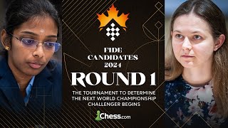 FIDE Women's Candidates 2024 Round 1 | Vaishali And Salimova Debut To Threaten The Status Quo!