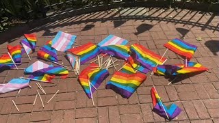 Stonewall rainbow flag display vandalized, city councilman tweets