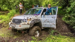 Что может ТУРБО УАЗ ПАТРИОТ на жестком OFFROAD! НИВА 3д сломалась на бездорожье