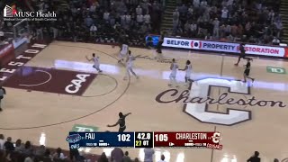 FAU vs Charleston Exciting Ending | 2024 College Basketball