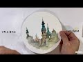 landscape painting with watercolor watercolor landscape tutorial for beginners