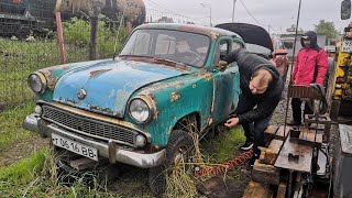 ОЖИВЛЕНИЕ РАЗВОРОВАННОГО ПОЛНОПРИВОДНОГО МОСКВИЧА 1958 ГОДА!!! КУПИЛ ЗА 20 ТЫСЯЧ.