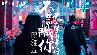 陳雅森 - 不認識你該有多好【歌詞字幕 / 完整高清音質】♫「我就沒有這個撕心裂肺的苦惱...」 Chen Yasen - How Good It Is If I Don't Know You