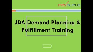 JDA DEMAND PLANNING Training–JDA DEMAND PLANNING Online Training(DEMAND PLANNING Certification Tips)