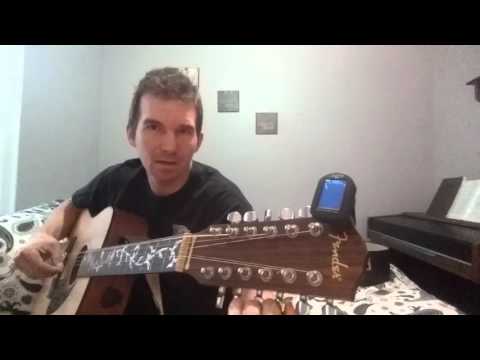 How to tune a 12 string acoustic guitar How to tune a 12 string acoustic guitar