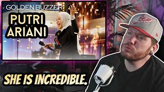 Putri Ariani receives GOLDEN BUZZER America's Got Talent 2023 Emotional REACTION!