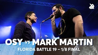 OSY vs MARK MARTIN | Florida Beatbox Battle 2019 | 1/8 Final