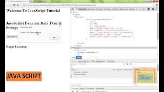 JAVASCRIPT STRINGS SINGLE DOUBLE QUOTES DEMO