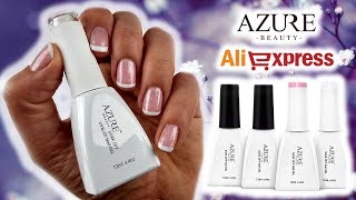 Francouzská manikůra // AZURE BEAUTY Official Store aliexpress.com // UNBOXING CZ